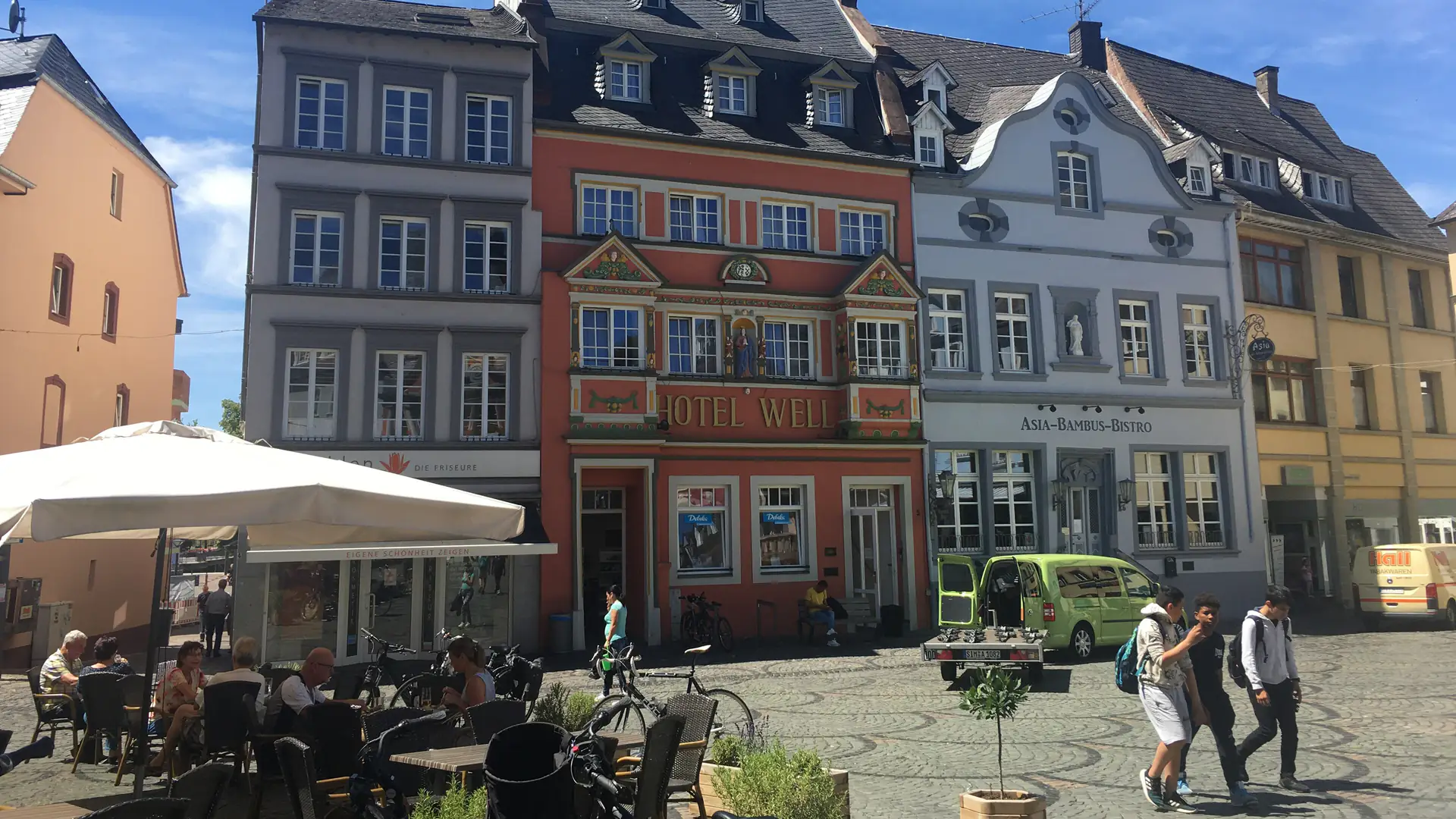 Marktplatz in der Innenstadt von Wittlich